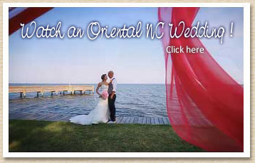 Watch a movie of an Oriental, NC wedding
